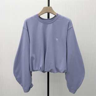 圆领套头卫衣女休闲宽松百搭慵懒风长袖 新品 上衣625 2026春季