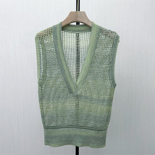 KA●2026夏季新品 针织马甲女宽松休闲百搭外穿无袖坎肩背心5311