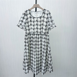 印花连衣裙女气质淑女别致a字茶歇裙0210 檬 2025夏季 新品 法式