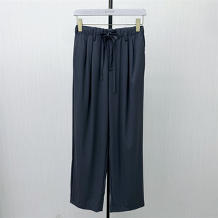 女松紧腰显瘦宽松百搭阔腿裤 休闲直筒长裤 新品 927 2026夏季