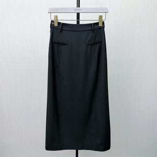 西装 新品 半身裙女高腰显瘦气质通勤百搭直筒长裙6163 2026春季