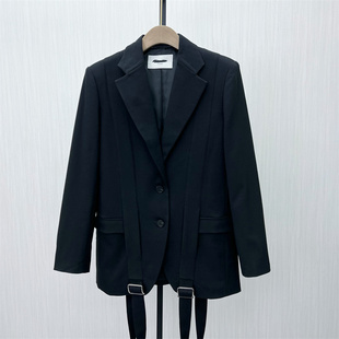 休闲经典 艾 宽松通勤百搭西服922 外套女时尚 西装 2025春季 新品