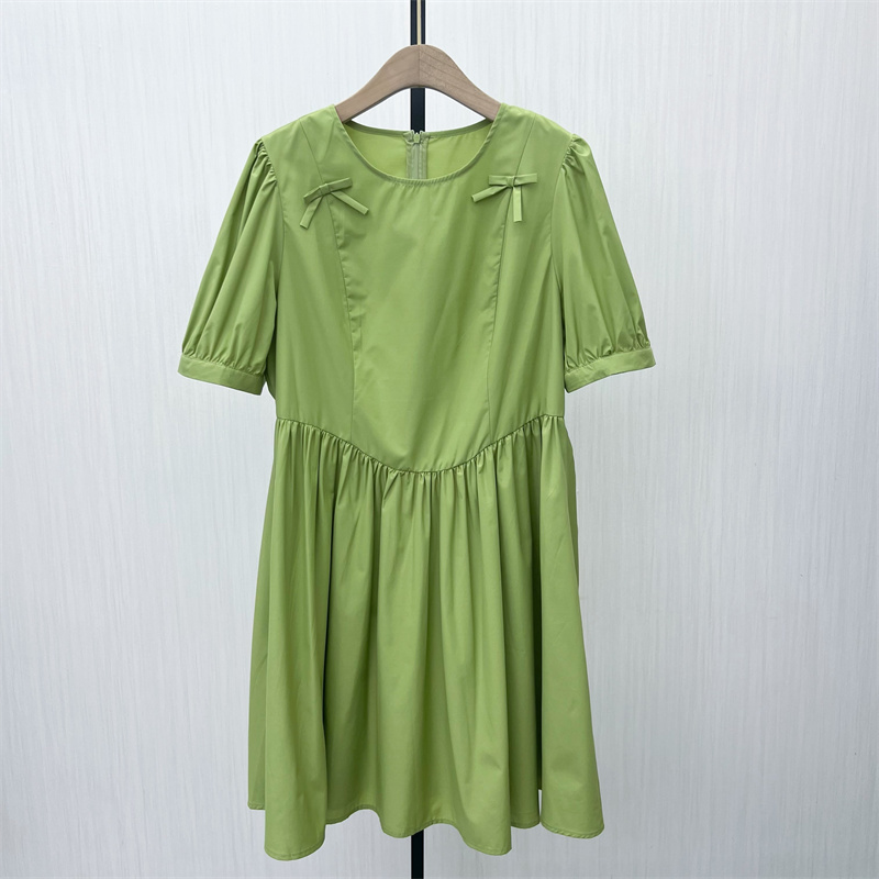 朗S●2025夏季新品 法式连衣裙女气质通勤显瘦小清新a字裙子262