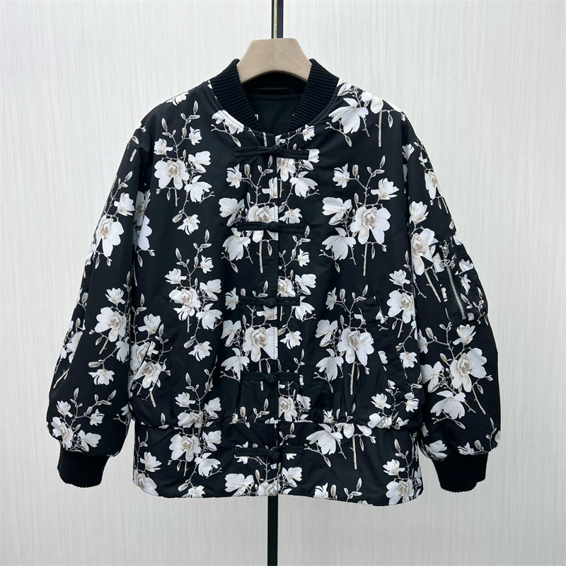 S●2025冬季新品 棉服女宽松气质盘扣设计感棉衣夹棉保暖外套152