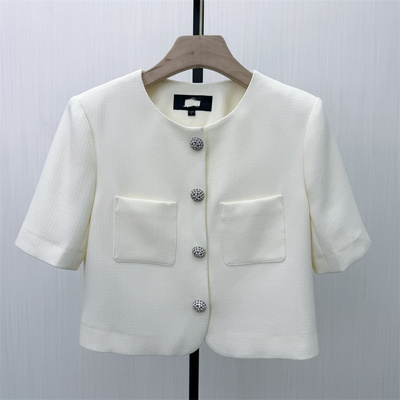 图●2026夏季新品 时尚短袖西装外套女宽松休闲通勤西服上衣3615