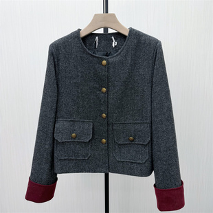 西装 恩 2026春季 新品 西服夹克166 外套女气质通勤百搭短款