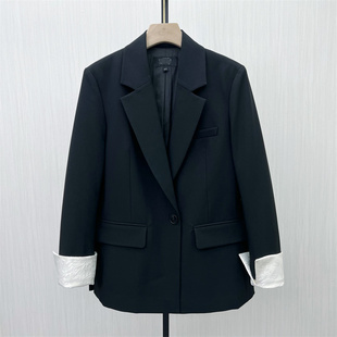 2025秋季 休闲经典 新品 外套女时尚 宽松百搭西服大衣3512 西装 图