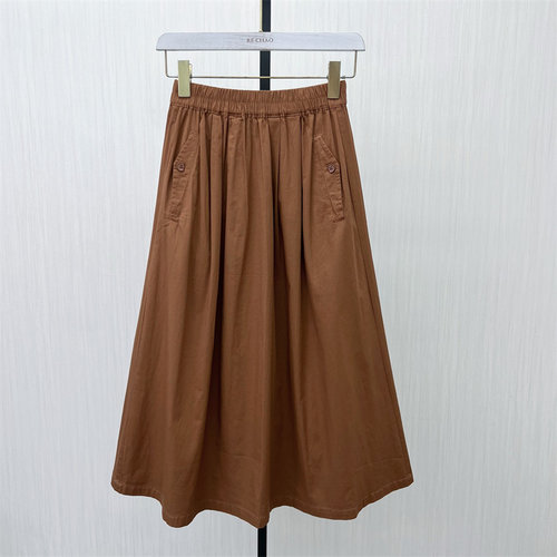 C●2025秋季新品 伞裙半身裙女高腰显瘦气质百搭大摆长裙6500