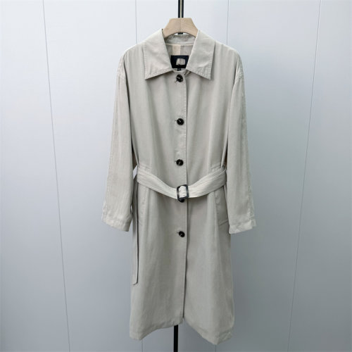 图●2026秋季新品 风衣女长款宽松通勤简约百搭日常休闲外套6003
