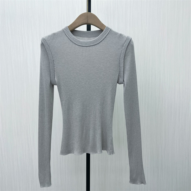 S●2025冬季新品 针织衫女弹力修身显瘦气质长袖打底衫上衣325