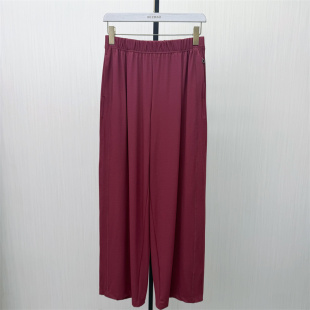 女松紧腰宽松显瘦休闲通勤直筒长裤 阔腿裤 新品 723 2026春季