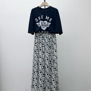 2026夏季 T恤上衣阔腿长裤 新品 女短袖 两件套173 休闲简约套装