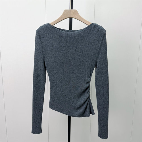 KA●2026秋季新品 绵羊毛针织衫女弹力修身显瘦毛衫打底上衣5341