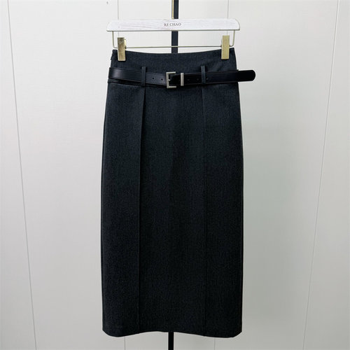 KA●2026冬季新品 西装半身裙女高腰显瘦气质通勤直筒裙子2982