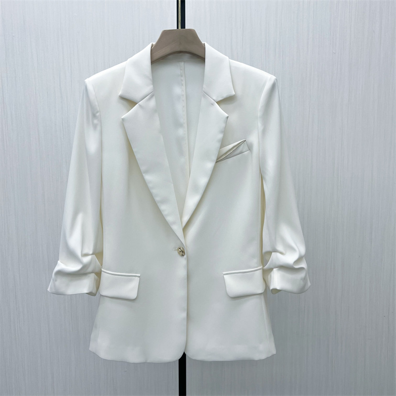 香●2025秋季新品 西装外套女时尚休闲经典宽松通勤百搭西服1237