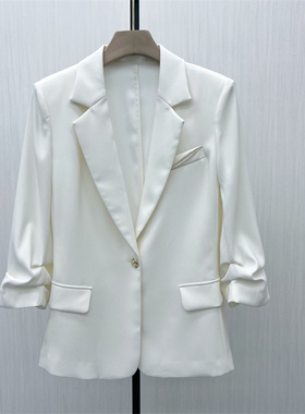 香●2025秋季新品 西装外套女时尚休闲经典宽松通勤百搭西服1237