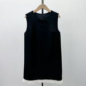 恩 背心裙女高级感气质a字连衣裙622 小香风无袖 2026春季 新品