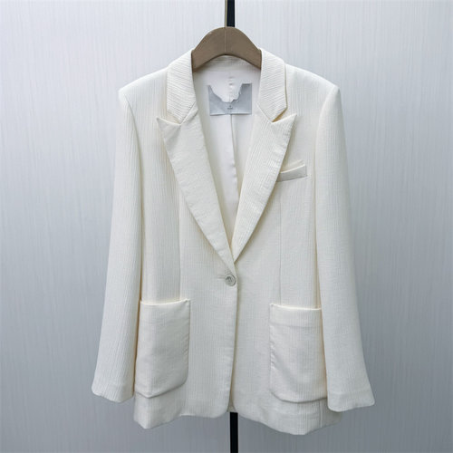 彩●2026春季新品 西装外套女时尚休闲经典宽松通勤百搭西服325