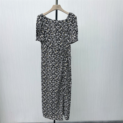 迪●2025夏季新品 法式碎花连衣裙女气质淑女别致长裙茶歇裙1327