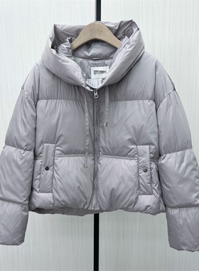 fei●2025冬季新品 短款羽绒服女连帽面包服加厚保暖外套8056