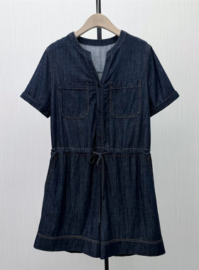 S●2026夏季新品 牛仔连体裤女宽松休闲时尚连衣裤阔腿短裤367
