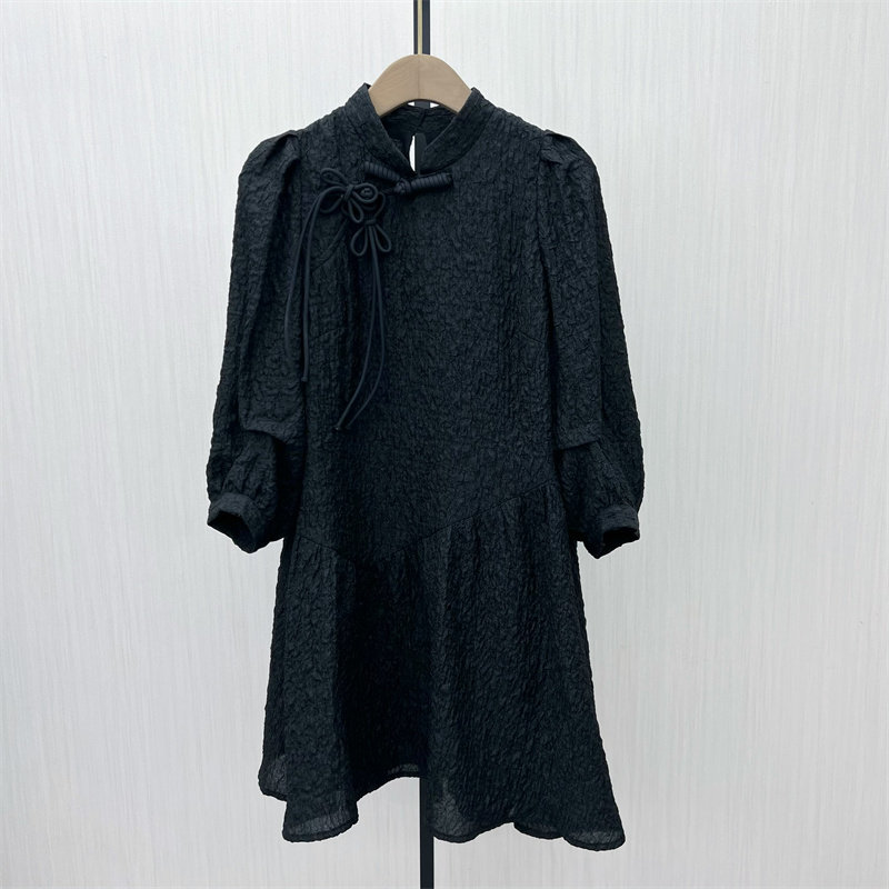 fei●2025秋季新品 新中式盘扣旗袍女气质显瘦清新淑女连衣裙1182,女装/女士精品,连衣裙,淘宝优惠券,粉丝福利购,淘宝优惠卷