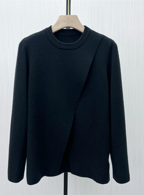 图●2025冬季新品 套头毛衣女宽松圆领基础百搭毛衫针织衫4510