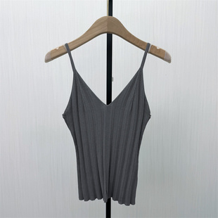 针织背心女修身 短款 新品 显瘦打底内搭吊带上衣579 2026春季