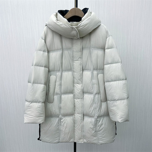 C●2025冬季新品 羽绒服女中长款时尚宽松加厚百搭保暖外套9507