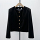 休闲气质短款 恩 西服上衣025 丝绒西装 外套女时尚 2026春季 新品