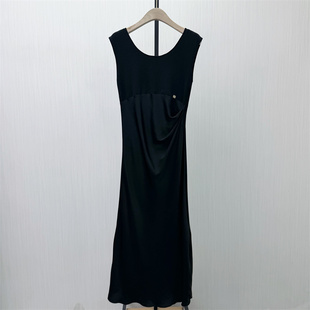 无袖 恩 2026夏季 新品 显瘦简约内搭百搭裙子151 背心连衣裙女修身