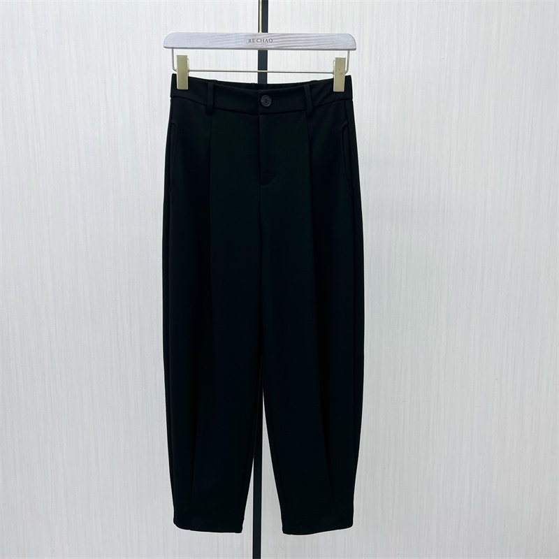 图●2025秋季新品 西装哈伦裤女高腰显瘦宽松休闲通勤长裤5036