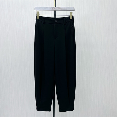 图●2025秋季新品 西装哈伦裤女高腰显瘦宽松休闲通勤长裤5036