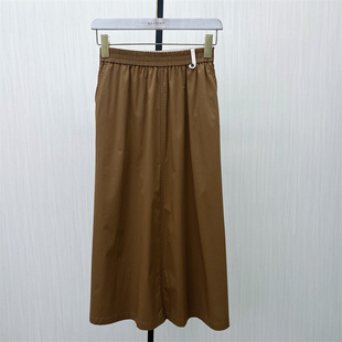 气质大摆a字裙6611 2025夏季 新品 伞裙半身裙女高腰显瘦长款