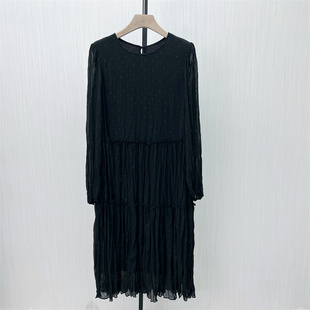 连衣裙女气质显瘦小清新长袖 法式 新品 a字茶歇裙896 2025冬季