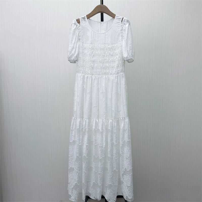 S●2026夏季新品 小清新连衣裙女气质通勤显瘦法式a字茶歇裙133