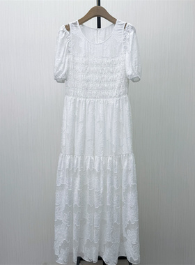 S●2026夏季新品 小清新连衣裙女气质通勤显瘦法式a字茶歇裙133