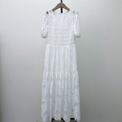 S●2026夏季新品 小清新连衣裙女气质通勤显瘦法式a字茶歇裙133