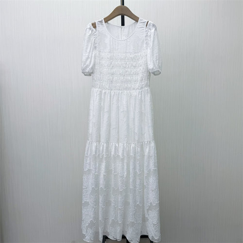 S●2026夏季新品 小清新连衣裙女气质通勤显瘦法式a字茶歇裙133