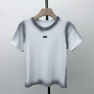 S●2026夏季新品 纯色打底衫女简约修身显瘦内搭短袖T恤上衣612