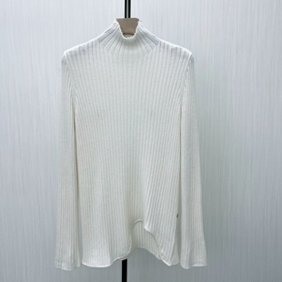 绵羊毛针织衫 新品 女宽松百搭套头高领打底毛衣563 2025冬季