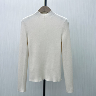 针织衫 新品 女修身 显瘦气质长袖 上衣8342 fei 内搭打底衫 2025冬季