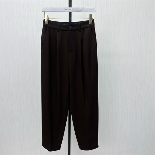 S●2025冬季新品 西装哈伦裤女高腰显瘦休闲长裤小个子烟管裤132