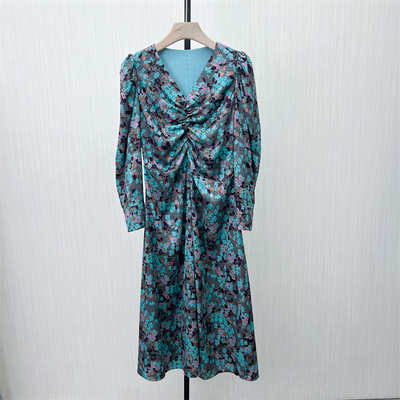 图●2025春季新品 法式碎花连衣裙女气质显瘦小清新茶歇裙4231