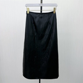 新品 2026春季 皮裙半身裙女高腰显瘦气质通勤直筒百搭长裙329