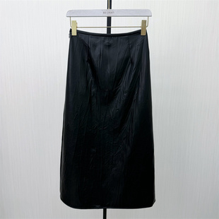 皮裙半身裙女高腰显瘦气质通勤直筒百搭长裙329 新品 2026春季