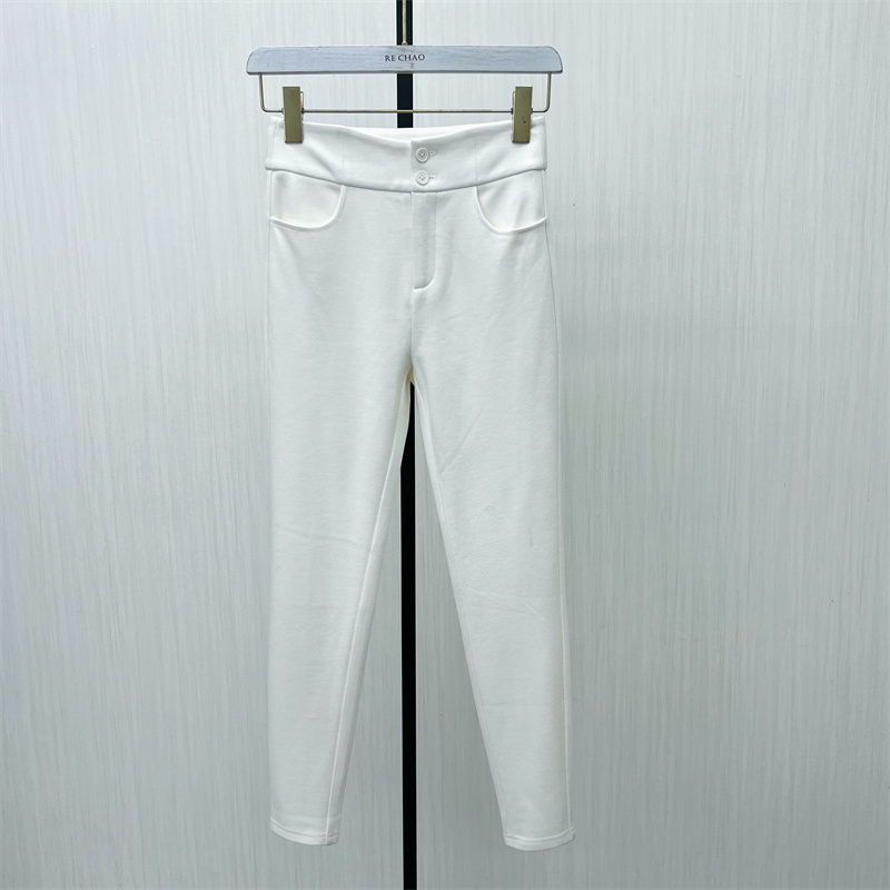 文●2025冬季新品 加绒小脚裤女外穿铅笔裤高腰直筒紧身打底裤562