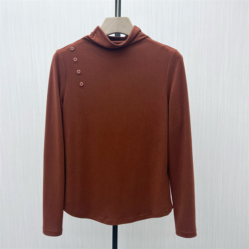 C●2025冬季新品 高领打底衫女修身显瘦百搭长袖T恤打底上衣1161