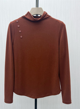 C●2025冬季新品 高领打底衫女修身显瘦百搭长袖T恤打底上衣1161