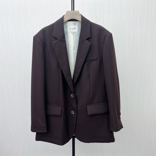 fei●2025秋季新品 西装外套女时尚休闲经典宽松百搭西服大衣7070